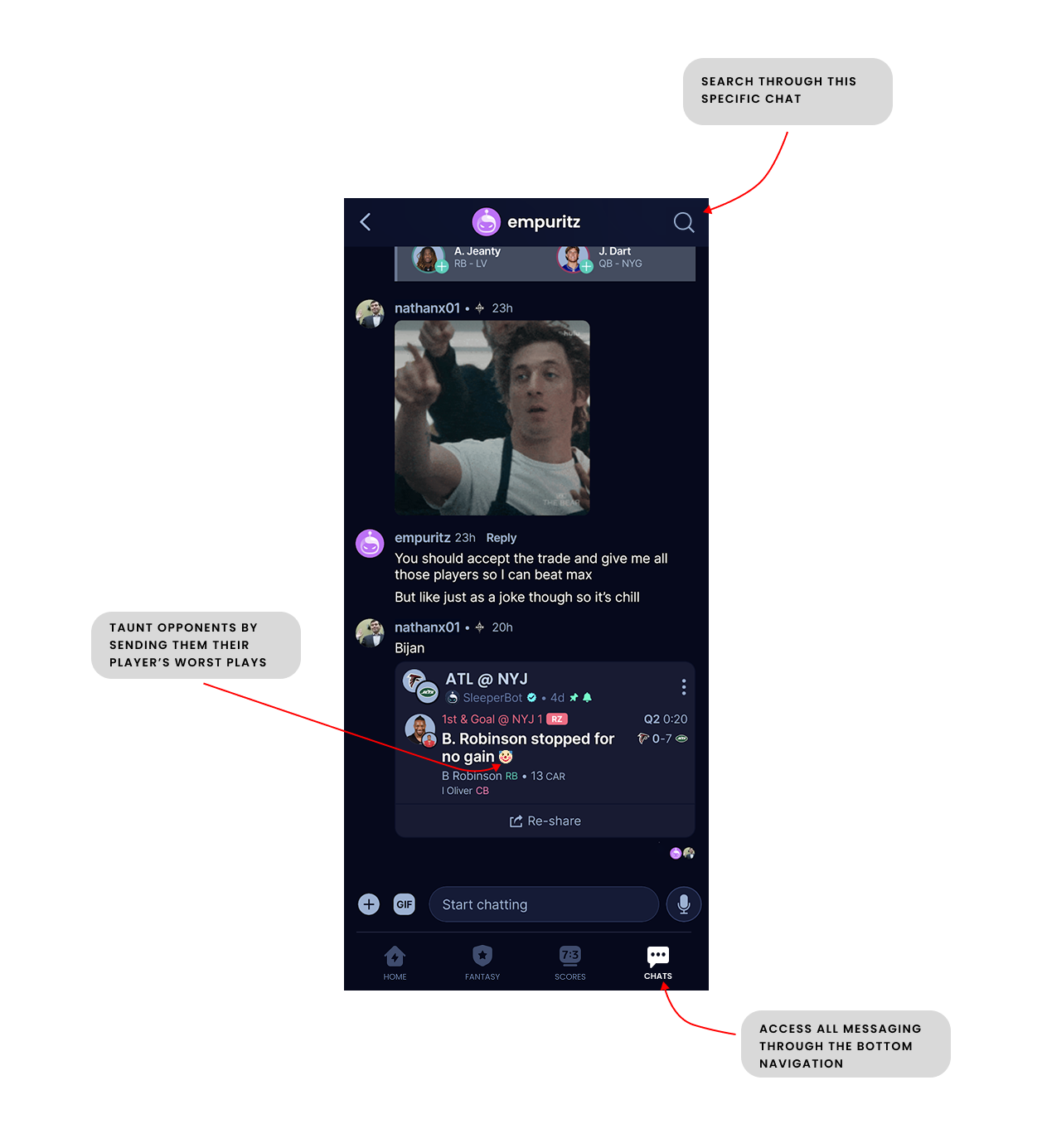 Introducing new features into DMs.